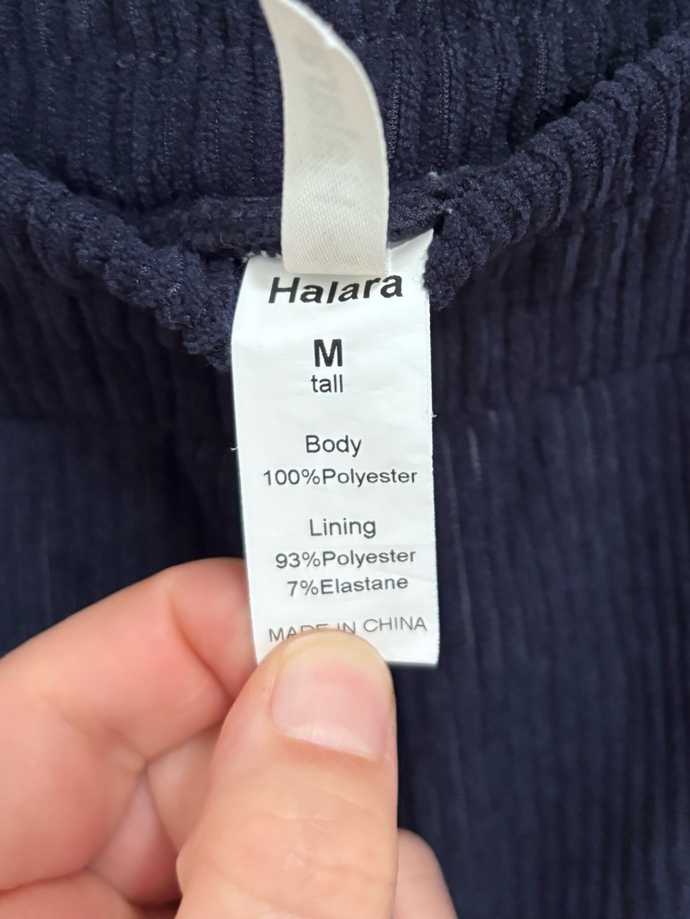 Halara Pocket Straight Leg Baggy Mop Corduroy Casual Pants - Picture 5 of 8